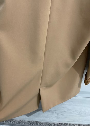 HENZA Bej Kadın Süet Blazer Ceket - Görsel 5