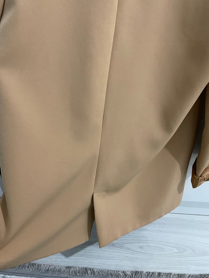 HENZA Bej Kadın Süet Blazer Ceket - Görsel 5