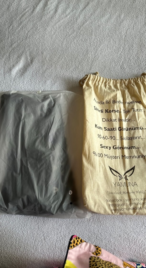 Yamuna marka korse arkası ipli ayarlanabilir - Görsel 2