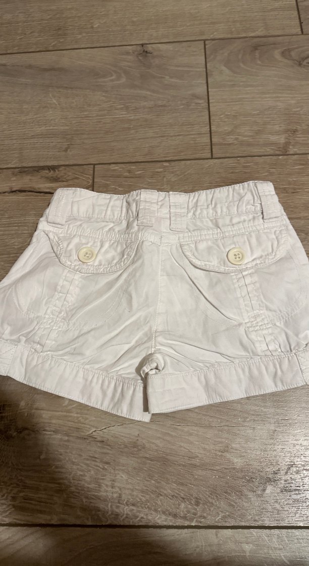 Nakışlı Beyaz Mini Kadın Şort - Görsel 2