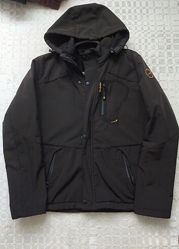 DELPİNO Su ve Rüzgar Geçirmez Kürklü Softshell Erkek Mont