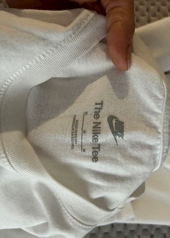 Beyaz Nike Baskılı Erkek Tişört - Görsel 2