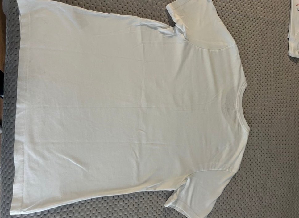 Beyaz Nike Baskılı Erkek Tişört - Görsel 3