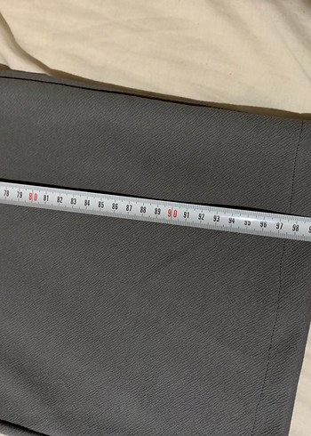 xl Beden Cırtcırtlı palazzo kumlu krep pantolon