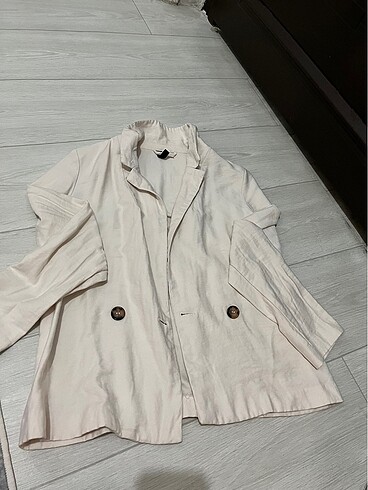 s Beden ten rengi Renk Blazer bol ceket