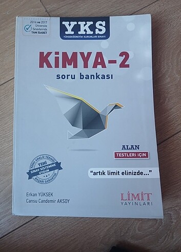 LİMİT YAYINLARI AYT KİMYA SORU BANKASI