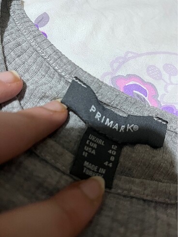 Primark gri tshirt