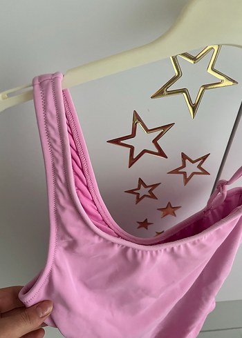 Pembe Askılı Kadın Mayo Midi Boy - Görsel 8