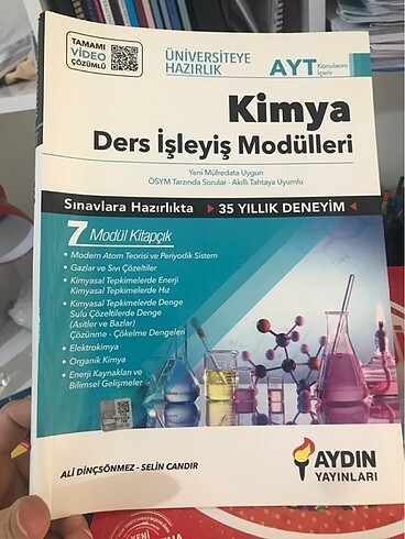 AYDIN AYT KİMYA 6 ADET DERS FÖYÜ
