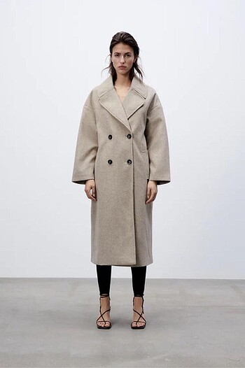 Zara uzun oversize limited edition kaban palto