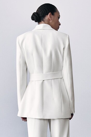 xs Beden Zara kemerli blazer ceket
