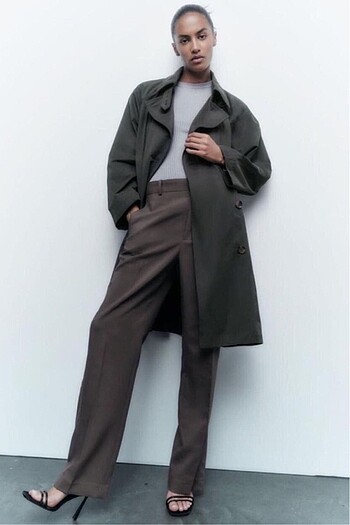 xl Beden Zara oversize trençkot