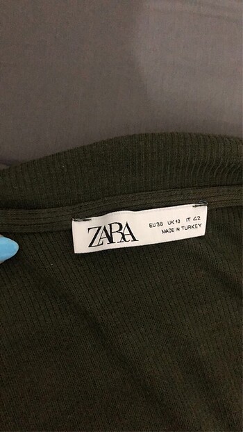 Zara crop gömlek