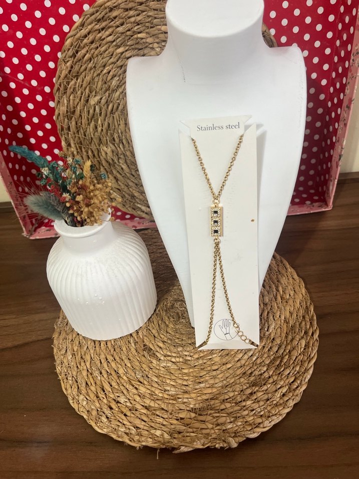 Altın Renkli Zincir Detaylı Şahmeran - Görsel 3