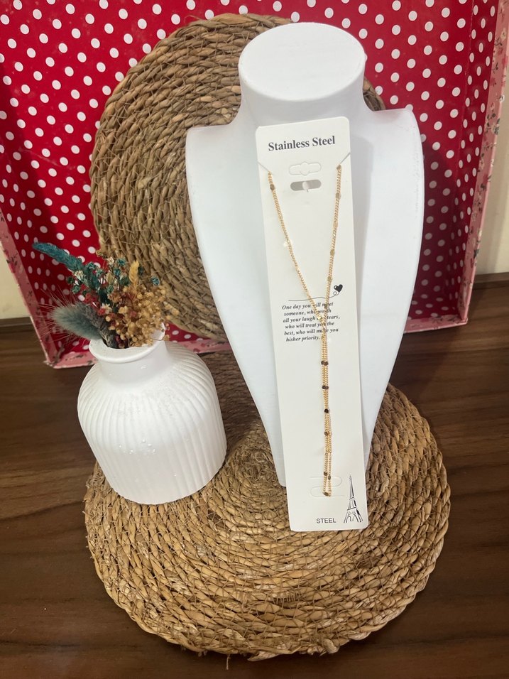 Altın Renk Boncuklu ŞAHMERAN - Görsel 2