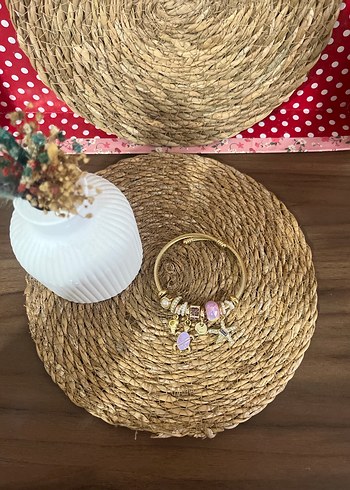 Bohem Altın Renkli Boncuklu Pandora - Görsel 5