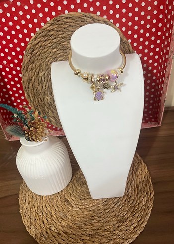 Bohem Altın Renkli Boncuklu Pandora - Görsel 2