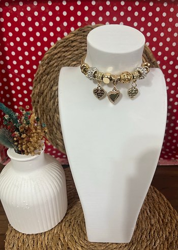 Altın Renkli Boncuklu Bohem Pandora - Görsel 2