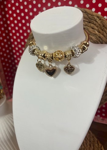 Altın Renkli Boncuklu Bohem Pandora - Görsel 3