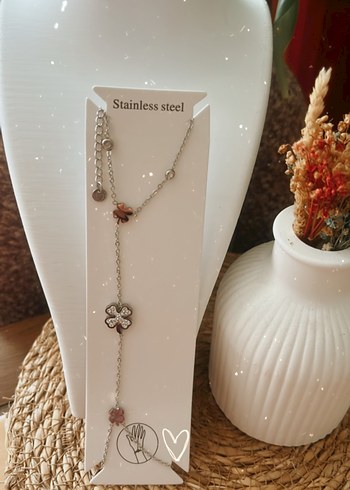 Gri Çiçekli Boncuklu Kadın Şahmeran - Görsel 3