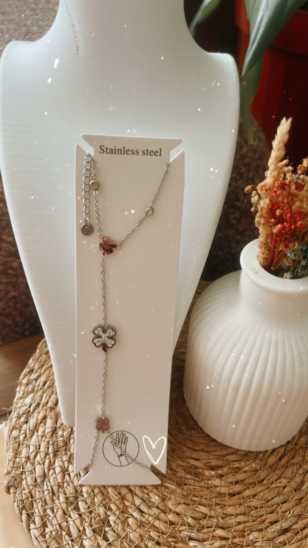 Gri Çiçekli Boncuklu Kadın Şahmeran - Görsel 3