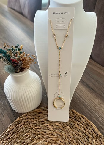 Altın Renk Zincir Detaylı Kadın El Zinciri - Görsel 2