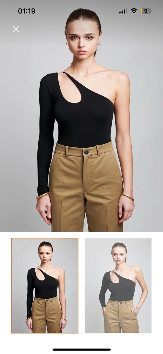 Iamnotbasic Siyah Body - Görsel 3