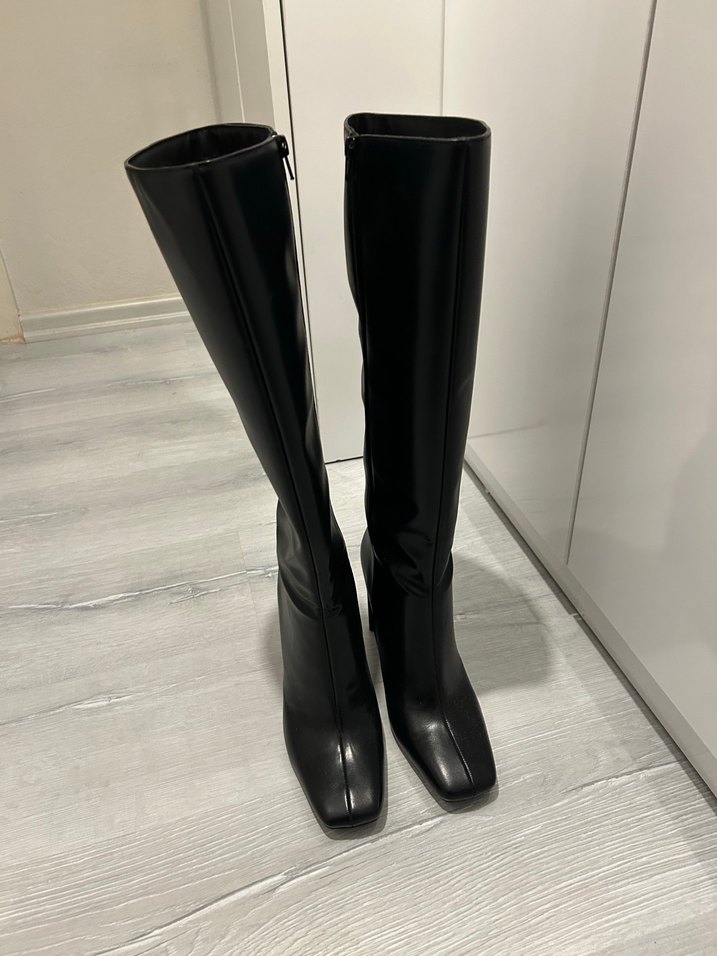 Zara Siyah Çizme - Görsel 2