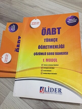 Lider Türkçe ÖABT soru bankaları