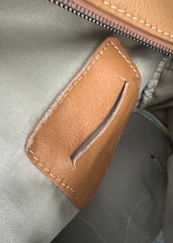 Zara Deri Minimalist Kadın Sırt Çantası
