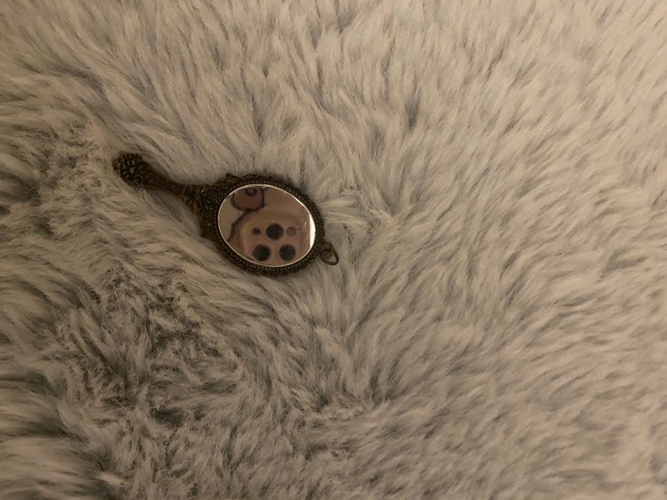 Altın Renk İşlemeli Bohem VİNTAGE KOLYE ucu - Görsel 3