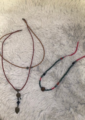 Vintage kolye ikili set - Görsel 4