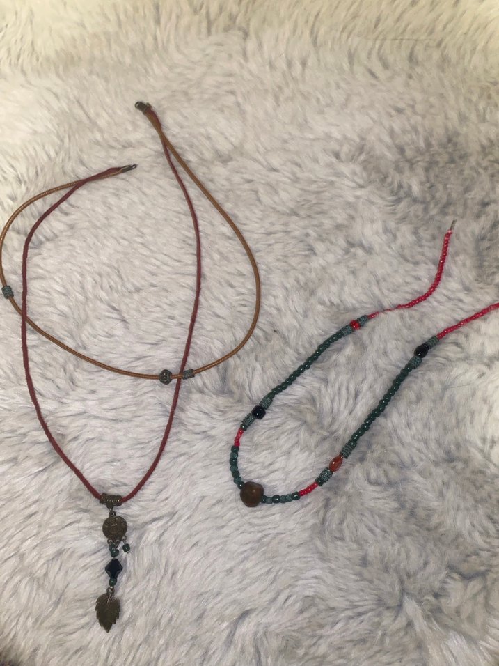 Vintage kolye ikili set - Görsel 4