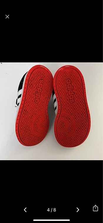 26 Beden siyah Renk Orjinal Adidas çocuk ayakkabısı