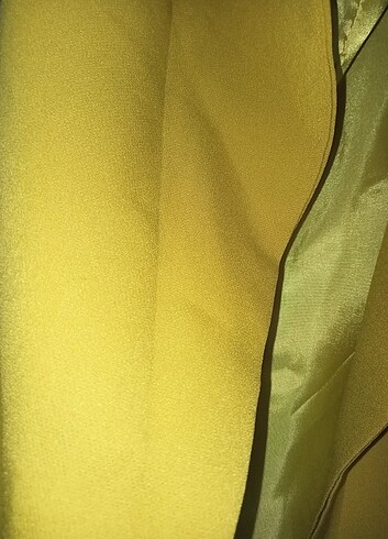 xl Beden altın Renk Blazer yelek