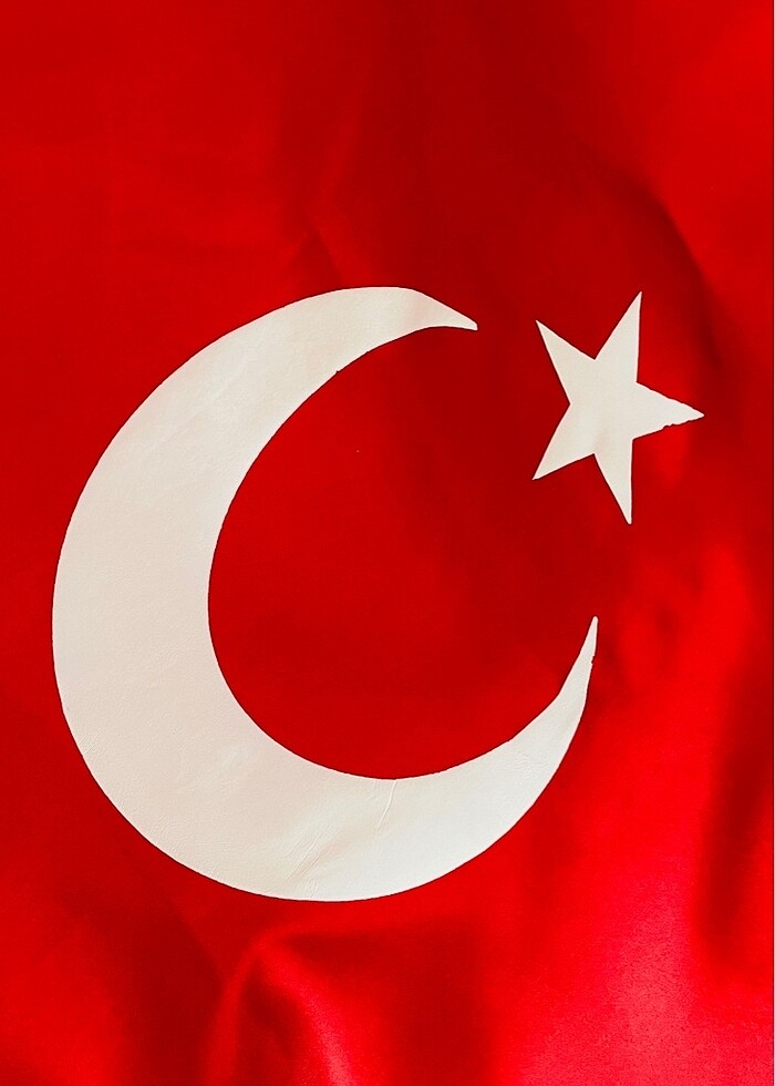 Türk bayrağı pelerin - Görsel 4