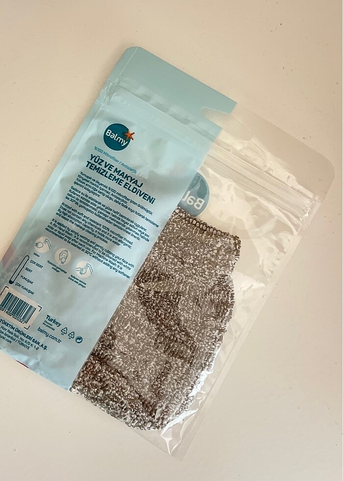 Yüz temizleme eldiveni - Görsel 2