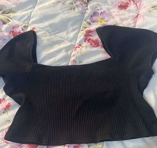 h&m crop bluz