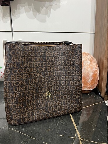 United colora of benetton kahverengi orjinal çanta
