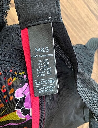 34 Beden Marks&spencer sütyen