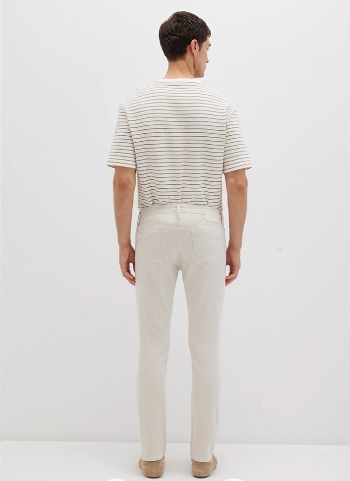 EKRU COMFORT GABARDİN PANTOLON - Görsel 2