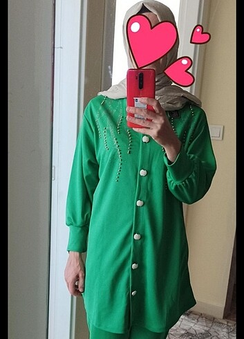 Zara Taşlı tesettür takım
