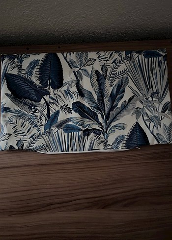 Mavi Desenli Kırlent Kılıfı | 30x50 - Görsel 2