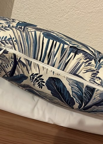 Mavi Desenli Kırlent Kılıfı | 30x50 - Görsel 4