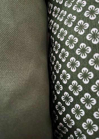 Yeşil Desenli Kırlent Kılıfı | 30x50 - Görsel 3