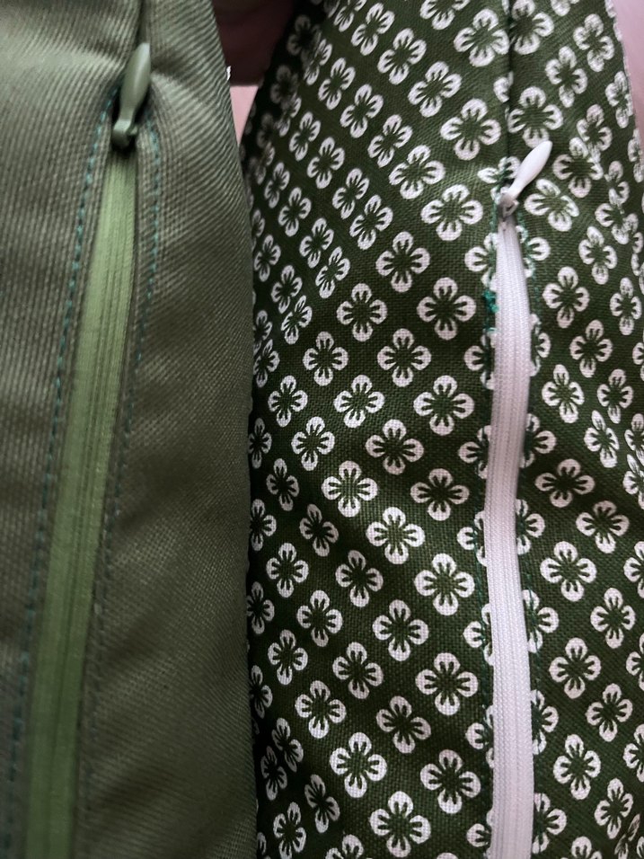 Yeşil Desenli Kırlent Kılıfı | 30x50 - Görsel 4