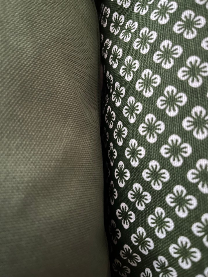 Yeşil Desenli Kırlent Kılıfı | 30x50 - Görsel 3