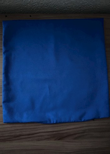 Saks Mavisi Kırlent Kılıfı | 40x40 - Görsel 2