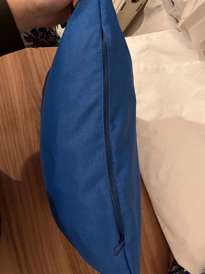 Saks Mavisi Kırlent Kılıfı | 40x40 - Görsel 4