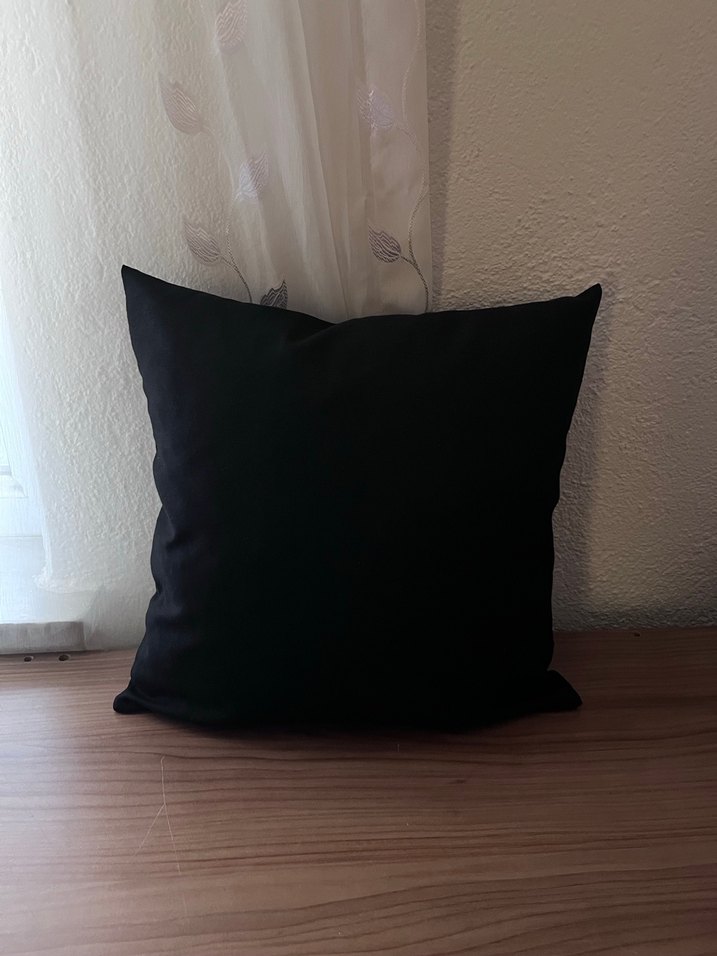 Siyah Kırlent Kılıfı | 40x40 - Görsel 3